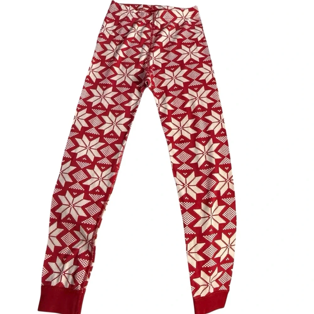 Hanna Andersson Snowflake Pajama Set Sz 8